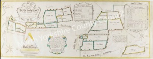 Historic map of Great Busby 1754
